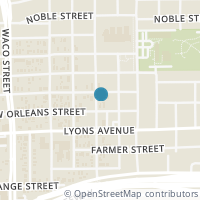 Map location of 1710 Schweikhardt St, Houston TX 77020