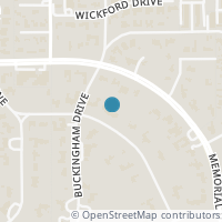 Map location of 9030 Sandringham Drive, Houston, TX 77024