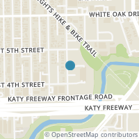 Map location of 422 Oxford Street, Houston, TX 77007