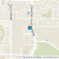 Map location of 1085 Country Place Drive #27, Houston, TX 77079
