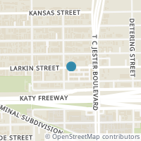 Map location of 5467 Larkin Street, Houston, TX 77007