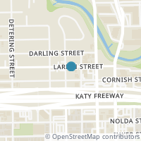 Map location of 5017 Larkin Street #A, Houston, TX 77007