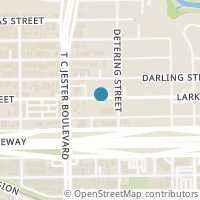 Map location of 5311 Larkin Street #C, Houston, TX 77007