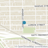 Map location of 2206 Arabelle Street, Houston, TX 77007