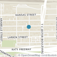 Map location of 5505 Petty St, Houston TX 77007