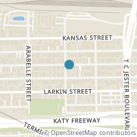 Map location of 2320 Cohn Street, Houston, TX 77007