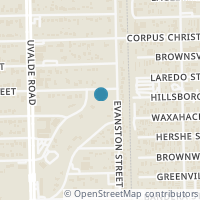 Map location of 13518 Mobile St, Houston TX 77015