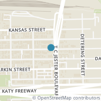 Map location of 5409 Petty Street #B, Houston, TX 77007