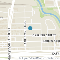 Map location of 5229 Petty Street Street, Houston, TX 77007