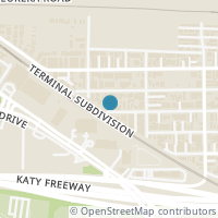 Map location of 5936 Petty Street, Houston, TX 77007