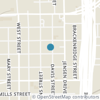Map location of 0 Davis Street, Houston, TX 77026