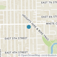 Map location of 535 Columbia Street, Houston, TX 77007