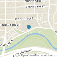 Map location of 1860 White Oak Drive #343, Houston, TX 77009