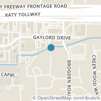 Map location of 30 Hedwig Cir, Houston TX 77024