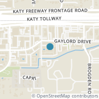 Map location of 8935 Gaylord Dr #10, Houston TX 77024