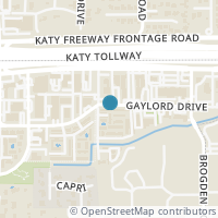 Map location of 8945 Gaylord Drive #221, Houston, TX 77024
