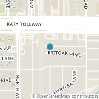 Map location of 10938 Britoak Ln Ste 200, Houston TX 77079
