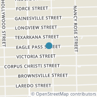 Map location of 14350 Eagle Pass Street, Houston, TX 77015