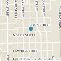Map location of 2514 Terry Street, Houston, TX 77009