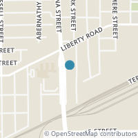 Map location of 2502 Altoona St, Houston TX 77026
