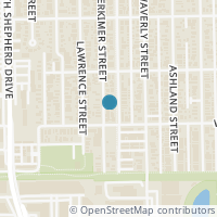 Map location of 810 Herkimer Street, Houston, TX 77007
