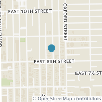 Map location of 817 Columbia Street, Houston, TX 77007