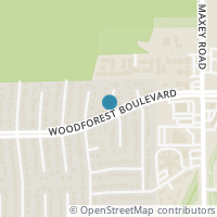 Map location of 12115 Wood Forest Dr, Houston TX 77013