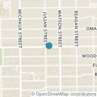 Map location of 824 Bayland Avenue, Houston, TX 77009