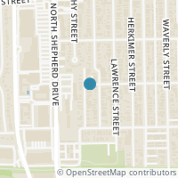 Map location of 824 Dorothy St, Houston TX 77007