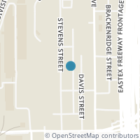 Map location of 2729 Jones St, Houston TX 77026