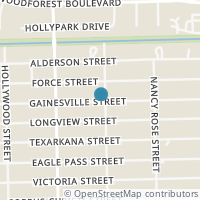 Map location of 530 Cloverleaf Street, Houston, TX 77015