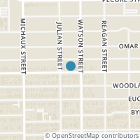 Map location of 813 Bayland Avenue, Houston, TX 77009