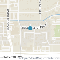 Map location of 9209 Hilldale St, Houston TX 77055