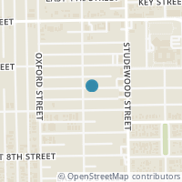 Map location of 1242 Omar Street, Houston, TX 77008