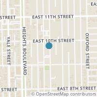 Map location of 941 Cortlandt Street, Houston, TX 77008