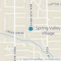 Map location of 1201 Ben Hur Drive, Spring Valley, TX 77055