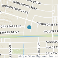 Map location of 446 Fintona Way, Houston TX 77015