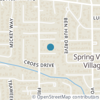 Map location of 8880 Cedarspur Dr, Houston TX 77055