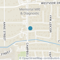 Map location of 9052 Elizabeth Road, Houston, TX 77055