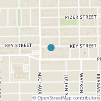 Map location of 920 Key St, Houston TX 77009