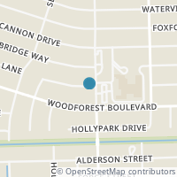 Map location of 14218 Roundstone Lane, Houston, TX 77015