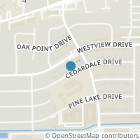 Map location of 9758 Cedardale Dr, Houston TX 77055
