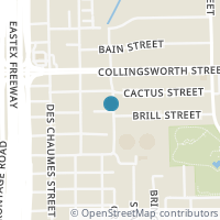 Map location of 3317 Linn Street, Houston, TX 77026