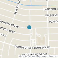 Map location of 14226 Duncannon Drive, Houston, TX 77015