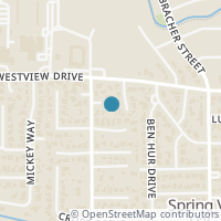 Map location of 8851 Merlin Ct, Houston TX 77055