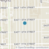 Map location of 1230 Cortlandt Street, Houston, TX 77008