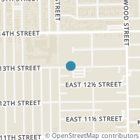 Map location of 614 E 13th Street, Houston, TX 77008