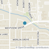 Map location of 8411 Lofland Drive, Houston, TX 77055