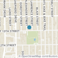 Map location of 1009 W 13Th St, Houston TX 77008