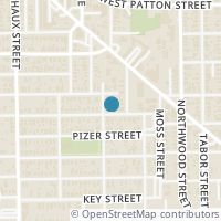 Map location of 4102 Watson St, Houston TX 77009